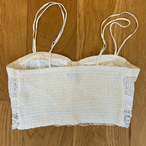 White American Eagle Crochet Crop Top/Bralette - Picture 3 of 4